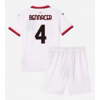 AC Milan Ismael Bennacer #4 Fußballbekleidung Auswärtstrikot Kinder 2024-25 Kurzarm (+ kurze hosen)